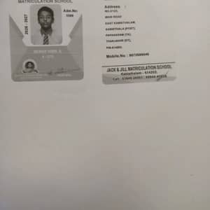 Bonafide certificate