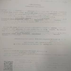Special certificate